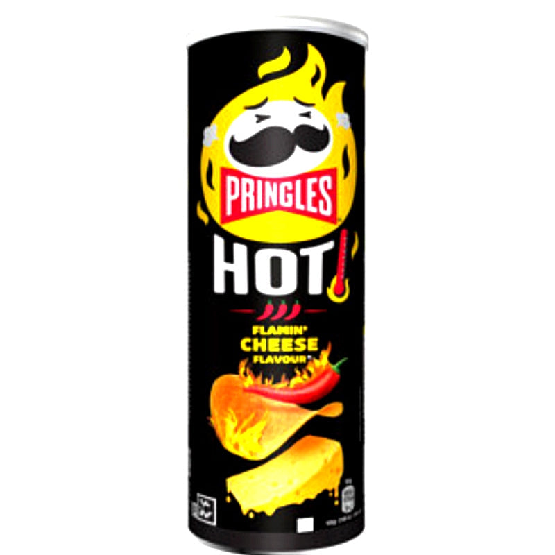 Pringles Hot Flamin' Cheese 160 gr Scharfe mit Käse