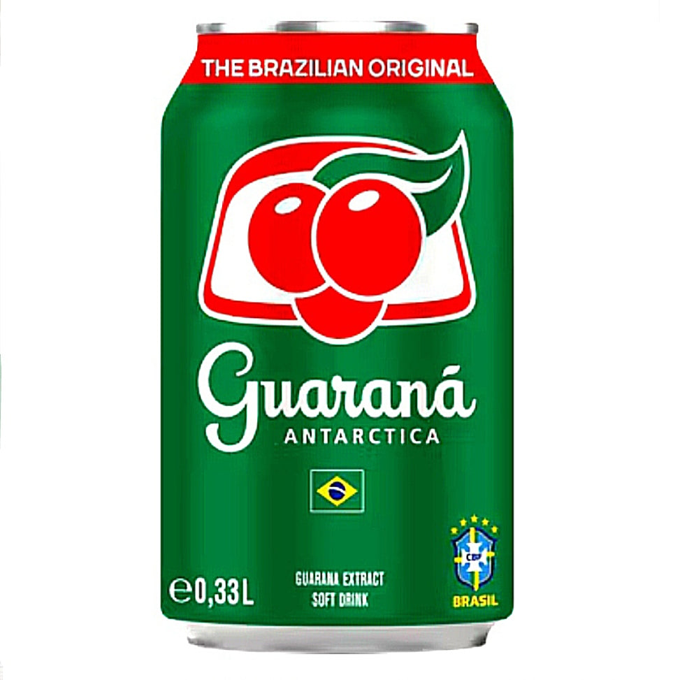 Original Brasilien Guaraná Antartica Soda 355 ml Dose Brazil Drink