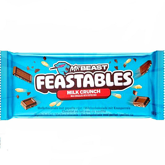 Mr. Beast Feastables Milk Crunch Chocolate 60 gr.