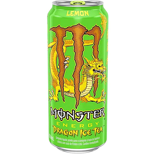 Monster Energy Dragon Ice Tea Lemon 473 ml Dose (Brasilien Import)