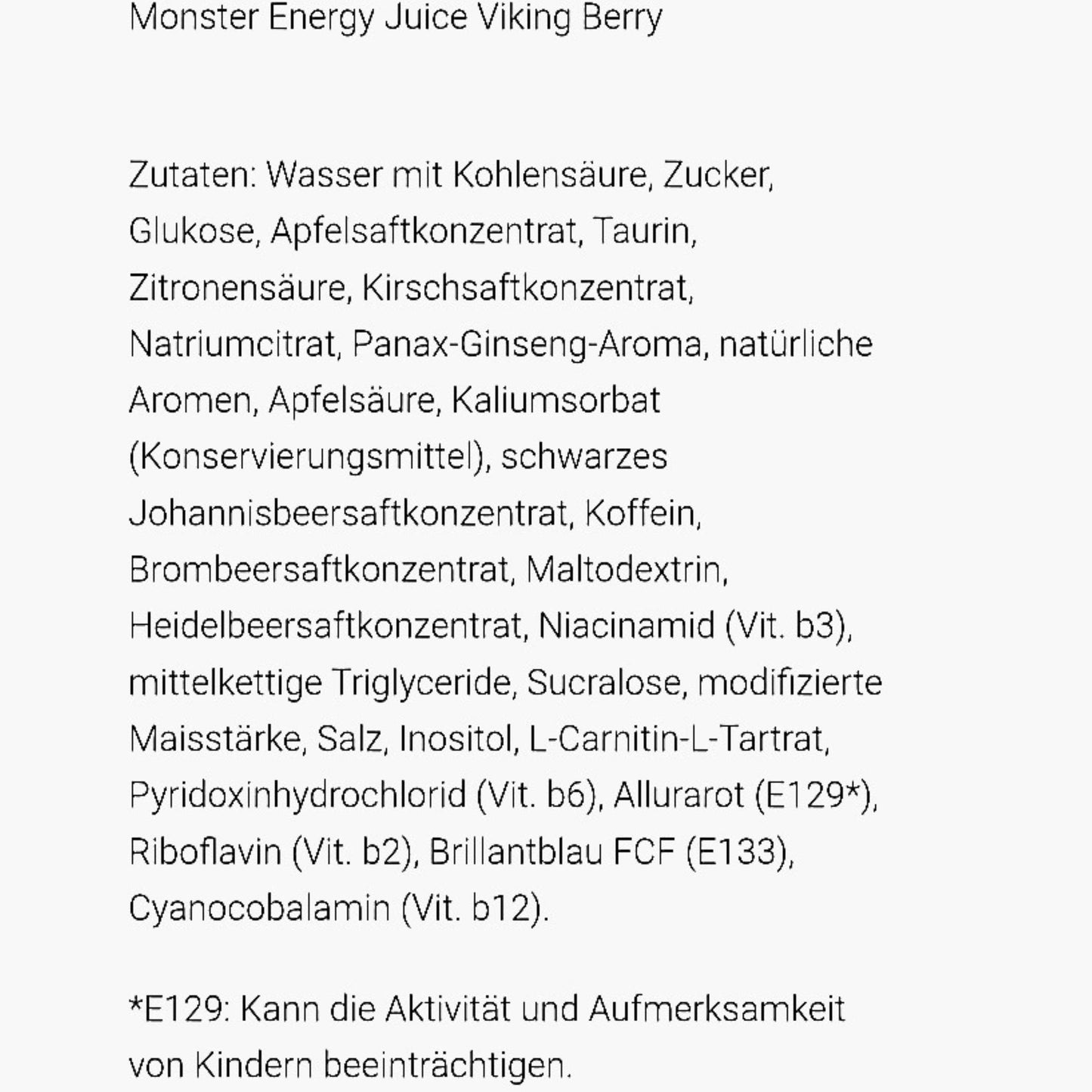 Monster Viking Berry 473 ml Dose USA